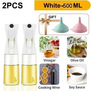 200/300ml Oil Spray Bottle BBQ Cooking Olive Oil Sprayer Kitchen Baking Oil Spray Empty Bottle Vinegar Bottle Oil Dispenser