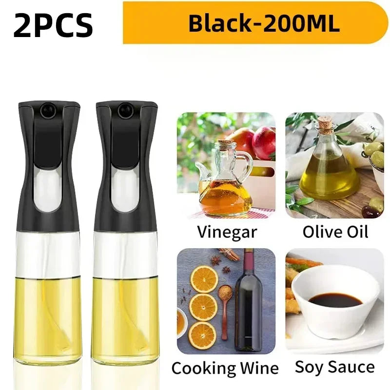 200/300ml Oil Spray Bottle BBQ Cooking Olive Oil Sprayer Kitchen Baking Oil Spray Empty Bottle Vinegar Bottle Oil Dispenser