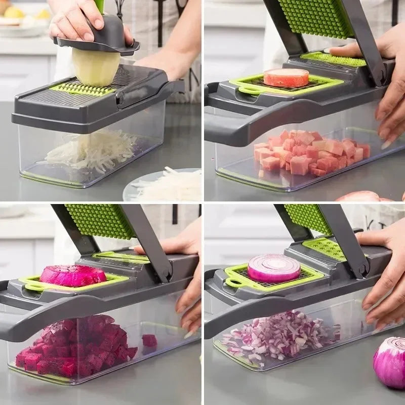 16-in-1 Multifunctional Vegetable Chopper – Your Ultimate Kitchen Companion