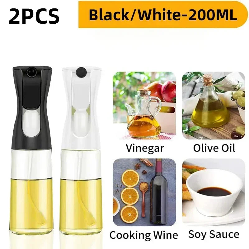 200/300ml Oil Spray Bottle BBQ Cooking Olive Oil Sprayer Kitchen Baking Oil Spray Empty Bottle Vinegar Bottle Oil Dispenser