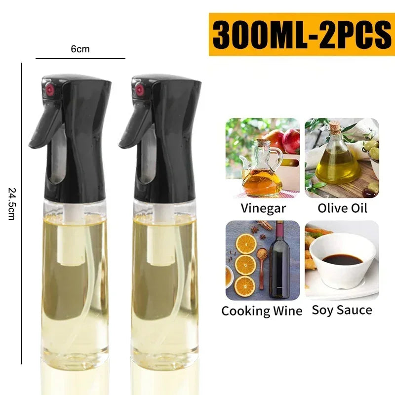 200/300ml Oil Spray Bottle BBQ Cooking Olive Oil Sprayer Kitchen Baking Oil Spray Empty Bottle Vinegar Bottle Oil Dispenser