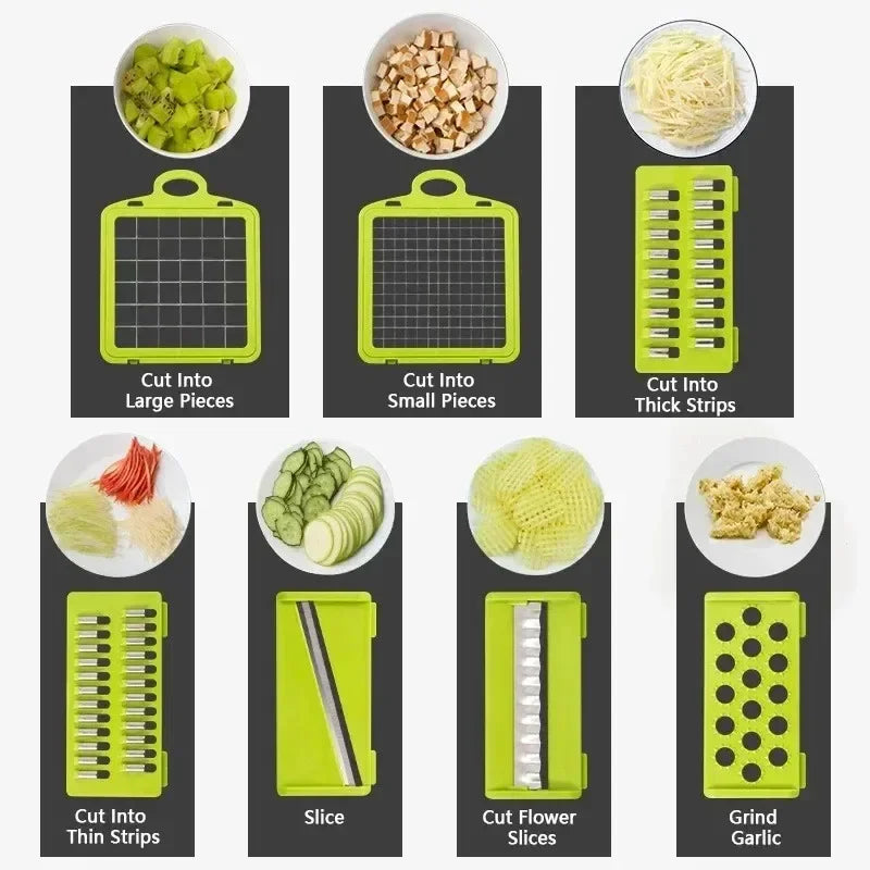 16-in-1 Multifunctional Vegetable Chopper – Your Ultimate Kitchen Companion