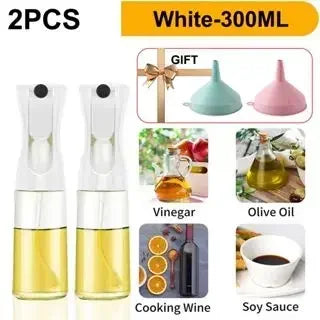 200/300ml Oil Spray Bottle BBQ Cooking Olive Oil Sprayer Kitchen Baking Oil Spray Empty Bottle Vinegar Bottle Oil Dispenser