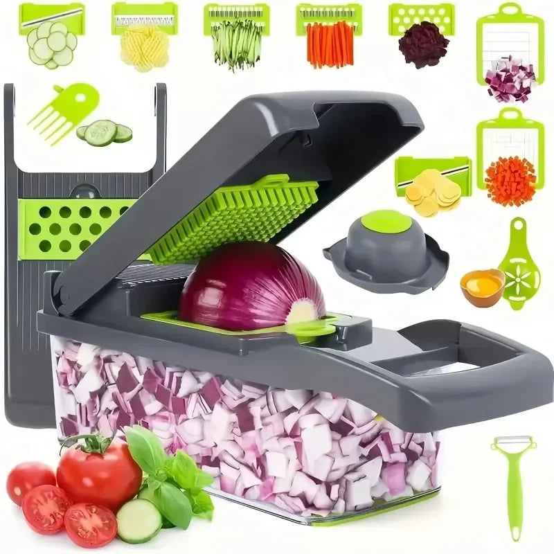 16-in-1 Multifunctional Vegetable Chopper – Your Ultimate Kitchen Companion